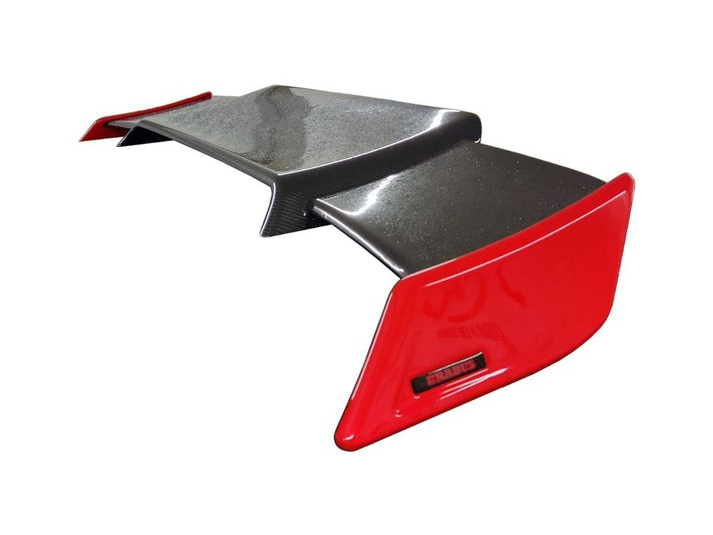 Carbon Fiber Rear Roof Spoiler with Red Side Pieces Brabus for Mercedes-Benz W463A G-Class